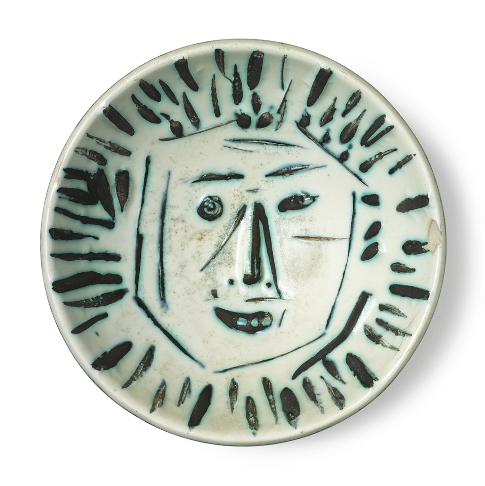 VISAGE DE FACE (A. R. 454) by Pablo Picasso