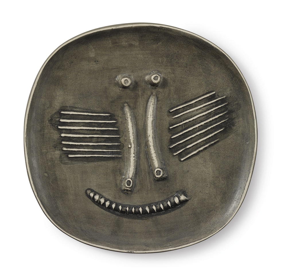 VISAGE AU NEZ PINCÉ (A. R. 440) by Pablo Picasso