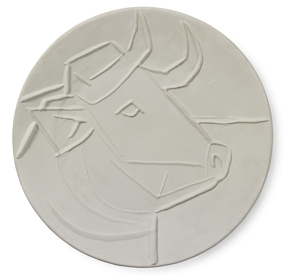TÊTE DE TAUREAU (A. R. 329) by Pablo Picasso