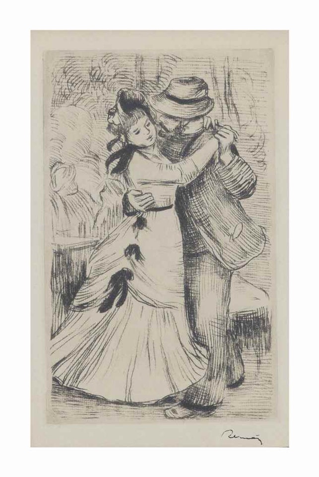 La Danse à la Campagne, 2e Planche by Pierre-Auguste Renoir