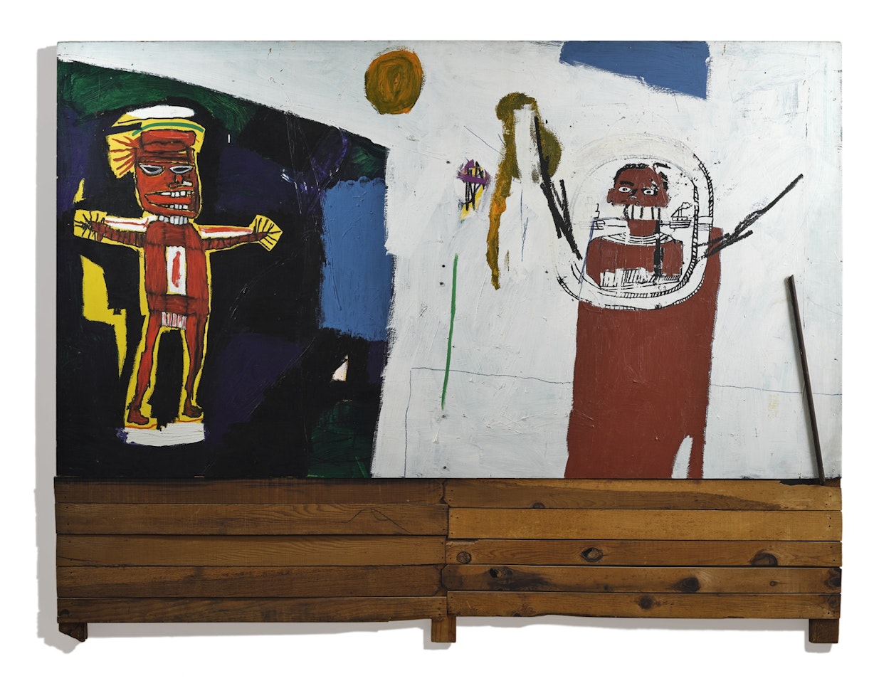 WATER-WORSHIPPER by Jean-Michel Basquiat