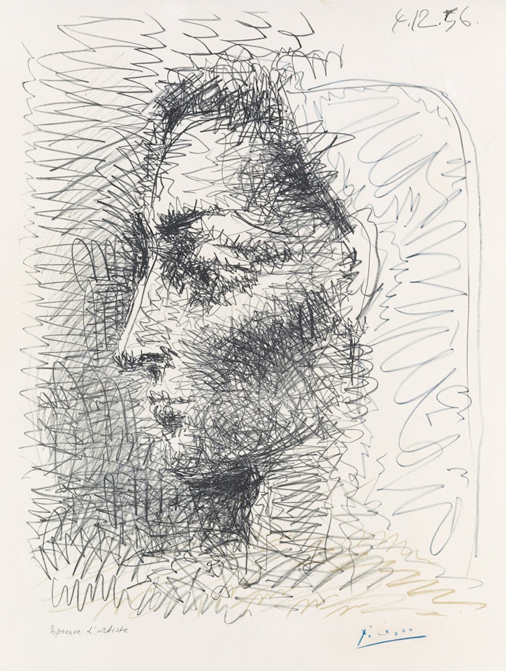 Portrait De Jacqueline by Pablo Picasso
