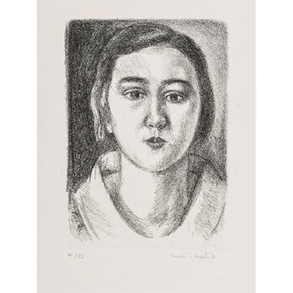 Jeune fille au col d'organdi by Henri Matisse