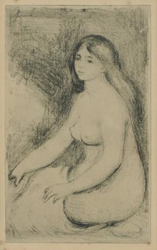 Baigneuse Assise by Pierre-Auguste Renoir