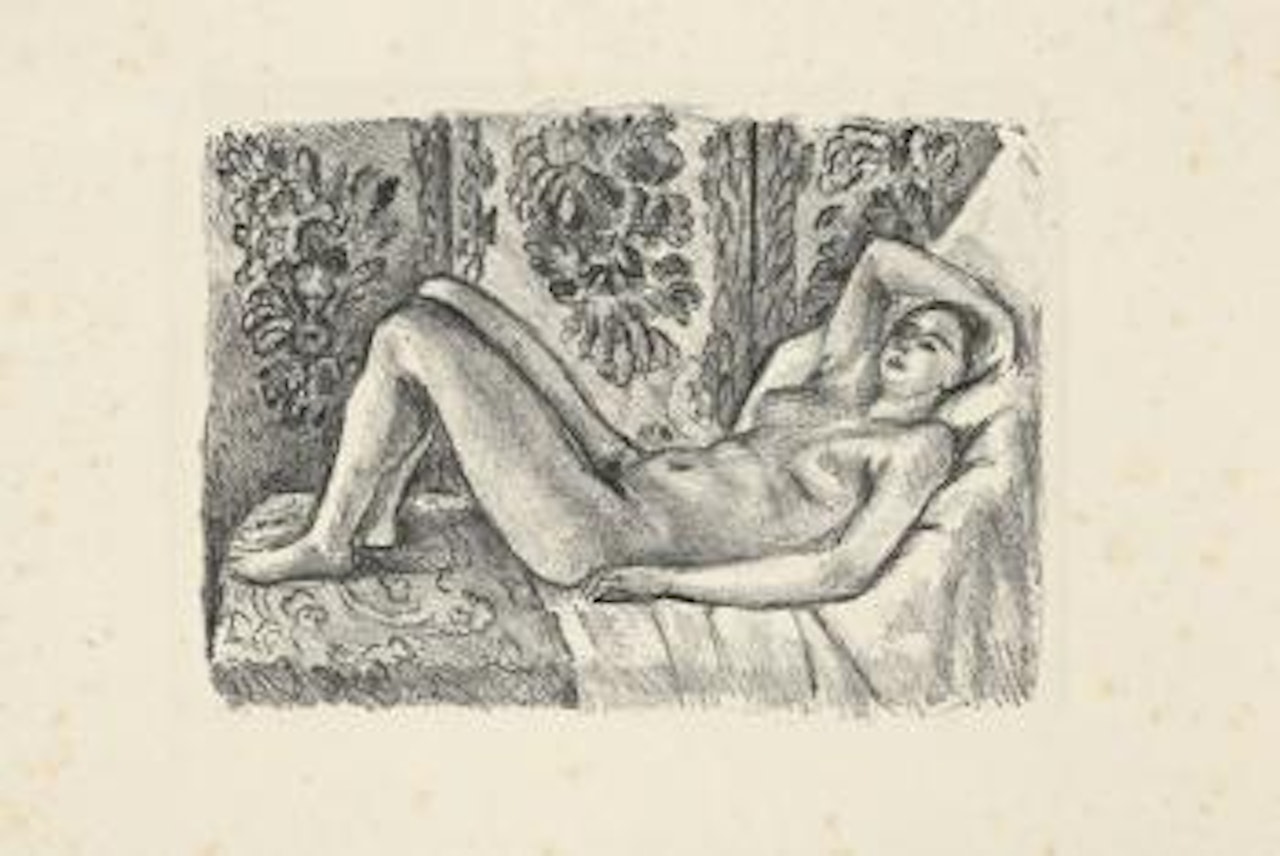 Nu couché au paravent Louis XIV by Henri Matisse