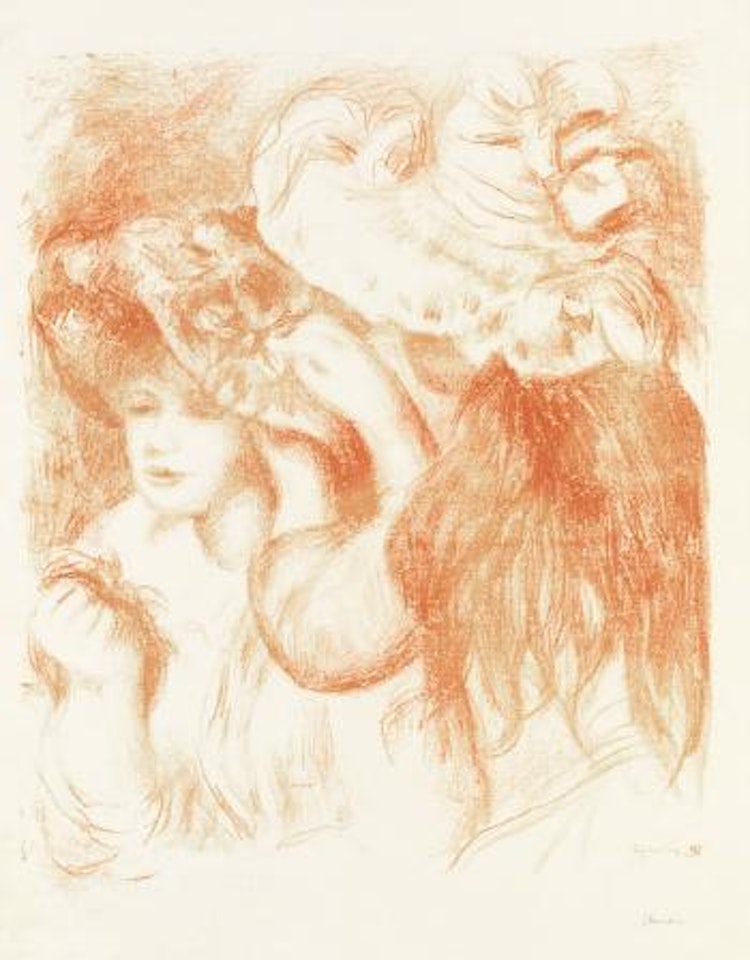 Le Chapeau Epinglé (1e planche) by Pierre-Auguste Renoir