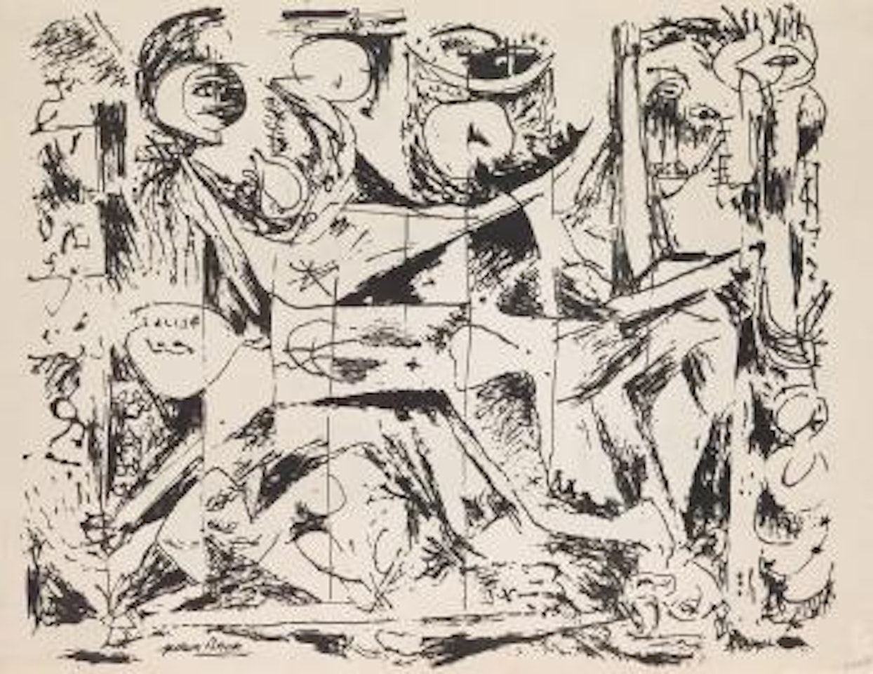 Parsons Gallery Poster by Jackson Pollock