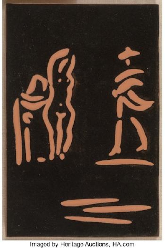 Femme et toreador by Pablo Picasso