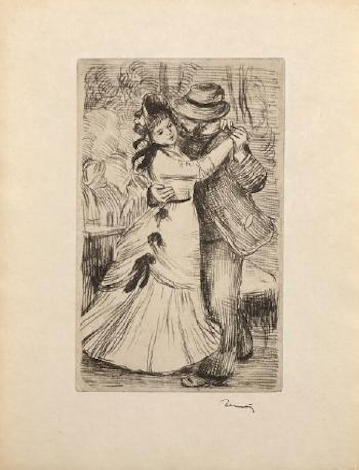 La danse à la campagne, 2e planche by Pierre-Auguste Renoir