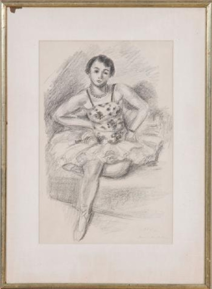 Danseuse assise, from Dix danseuses by Henri Matisse