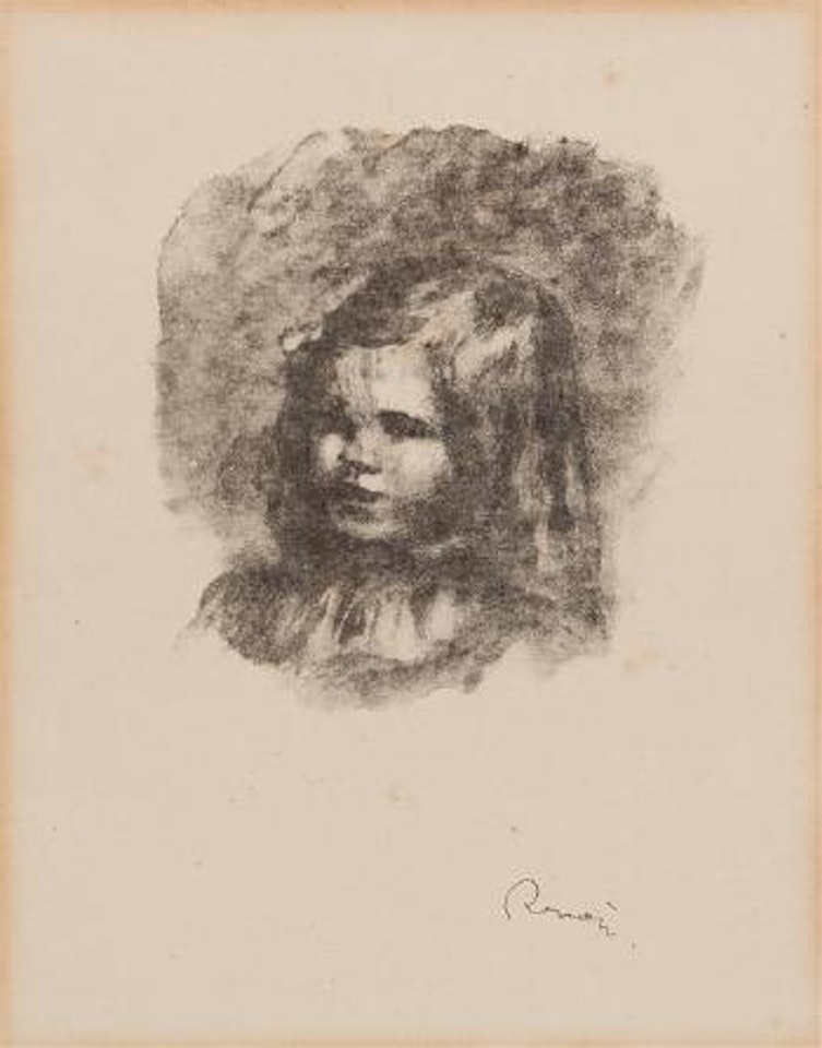 Claude Renoir, tourne a gauche by Pierre-Auguste Renoir