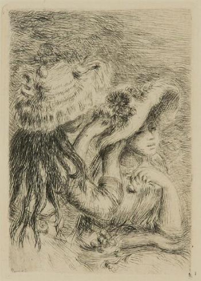 Chapeau épinglé (Delteil 8) by Pierre-Auguste Renoir