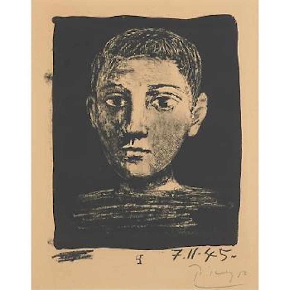 Head of a Young Boy by Pablo Picasso