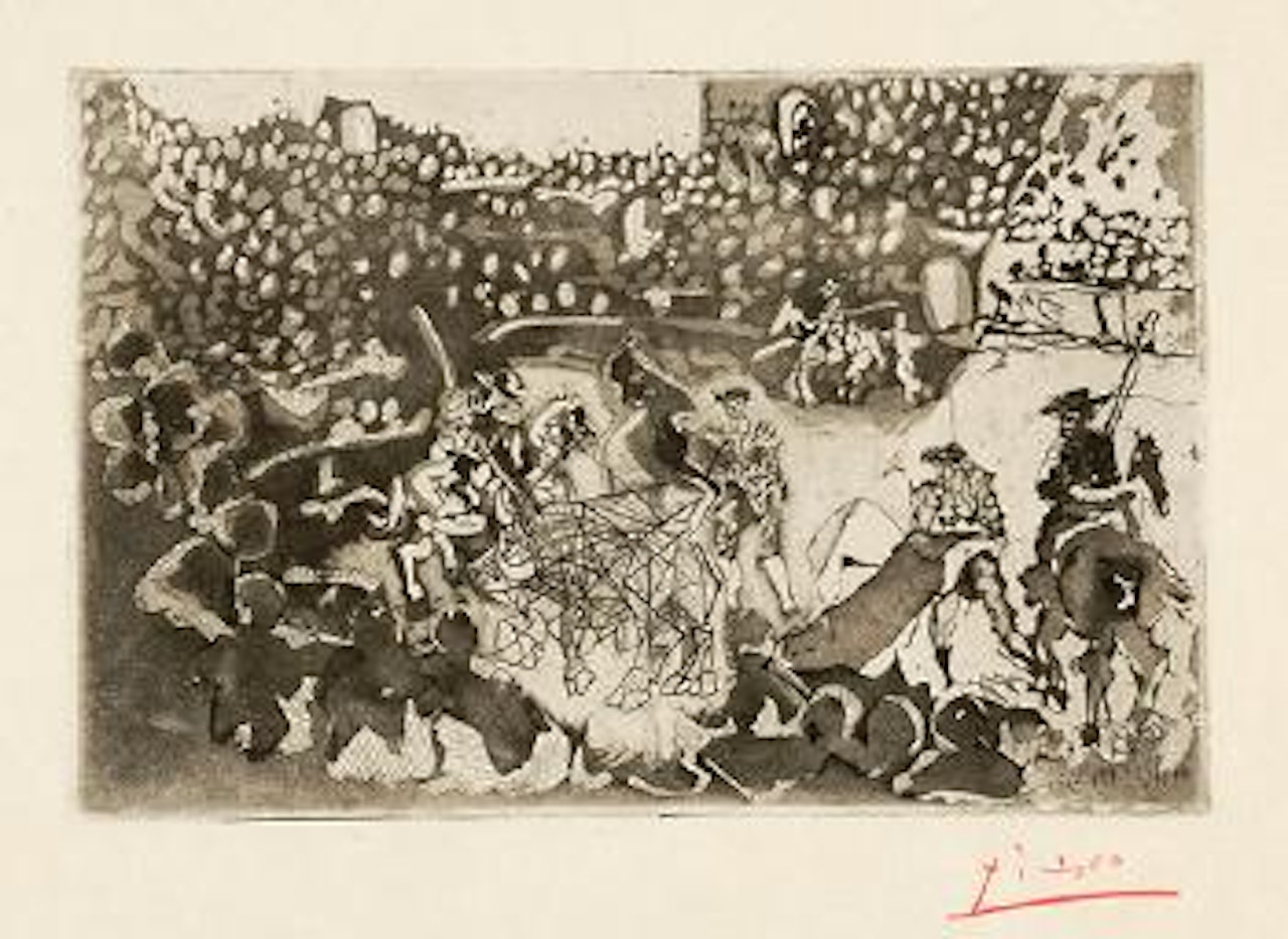 Les Picadors. I by Pablo Picasso
