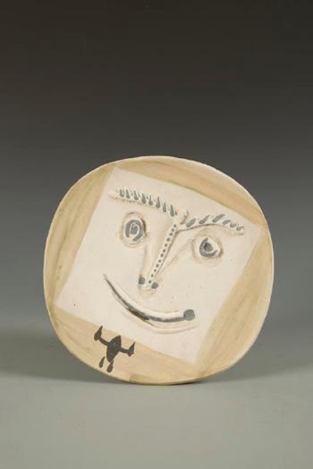 Visage à la cravate by Pablo Picasso