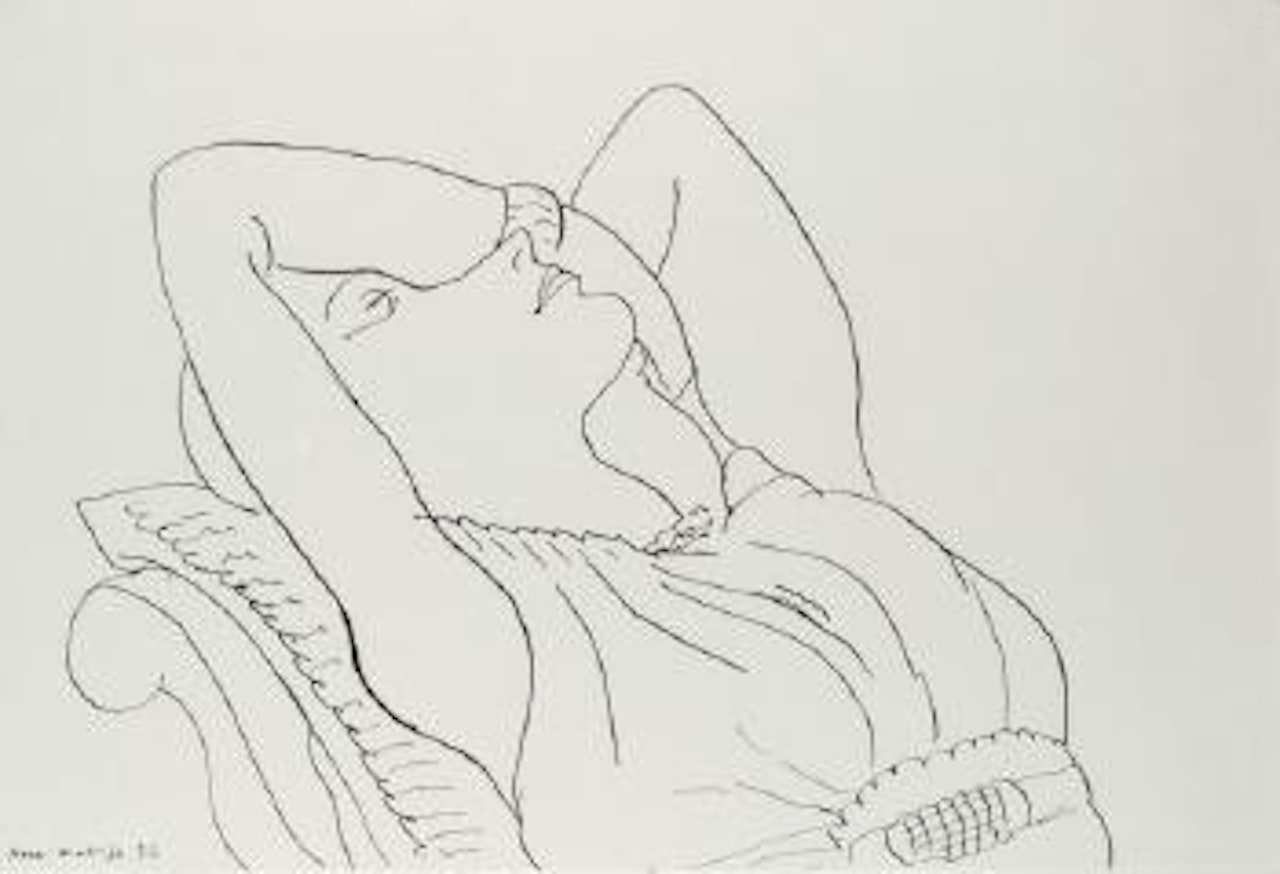Femme dur canapé by Henri Matisse