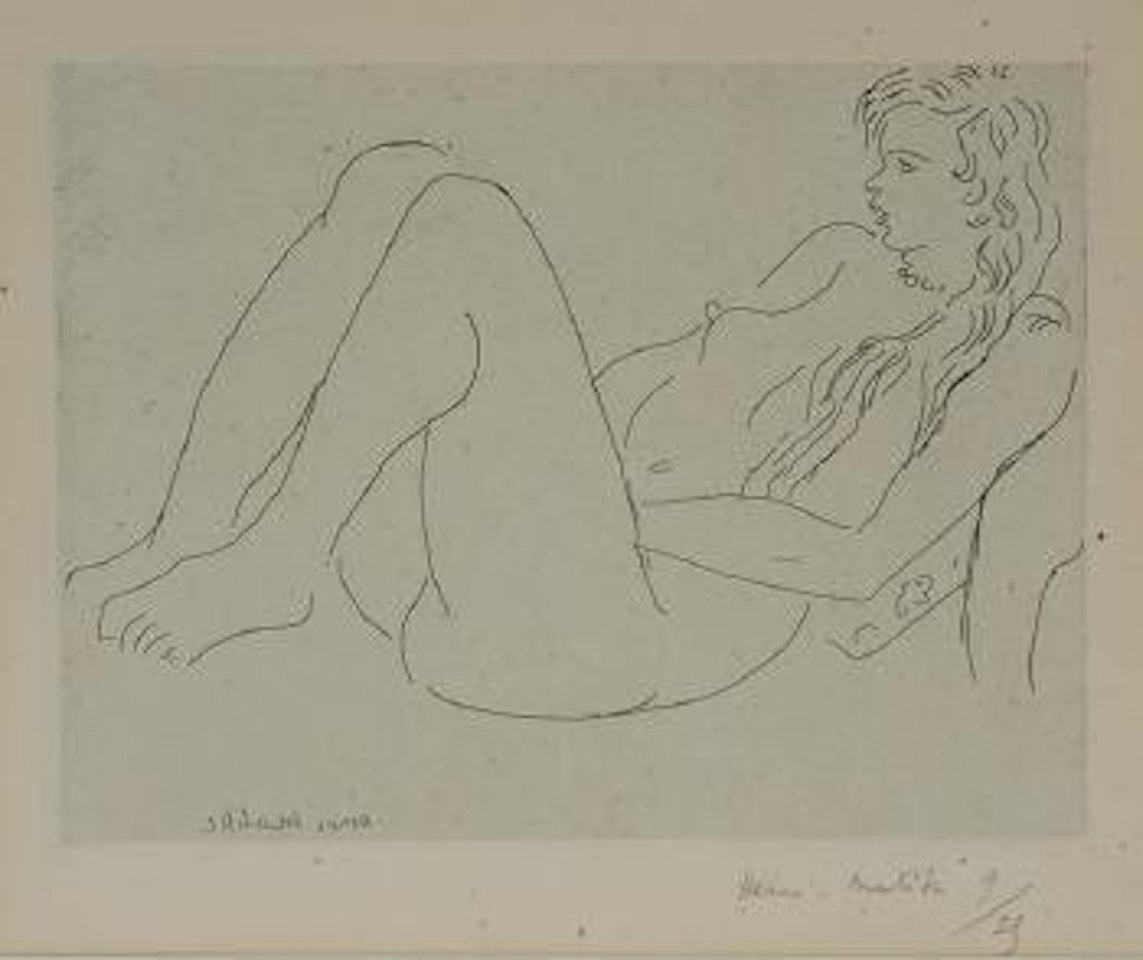 Nu au Collier et aux Cheveux Longs (Duthuit 87) by Henri Matisse