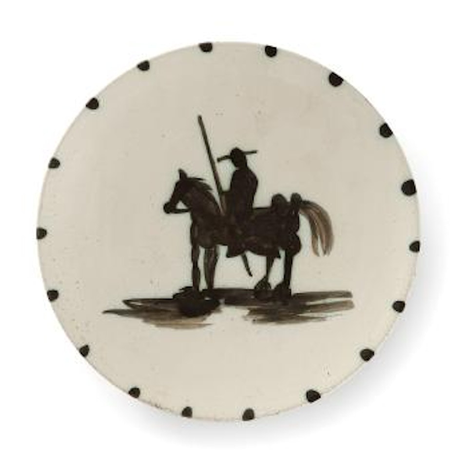 Picador assiette by Pablo Picasso