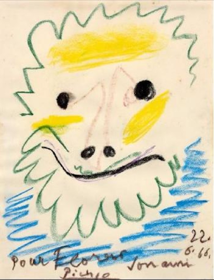 Tête de faune by Pablo Picasso