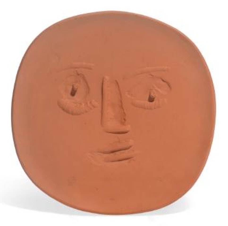 Visage aux grands yeux by Pablo Picasso