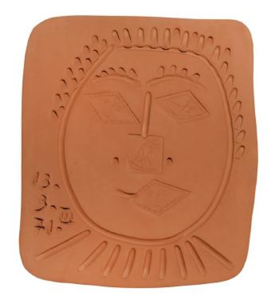 Visage à la fraise by Pablo Picasso