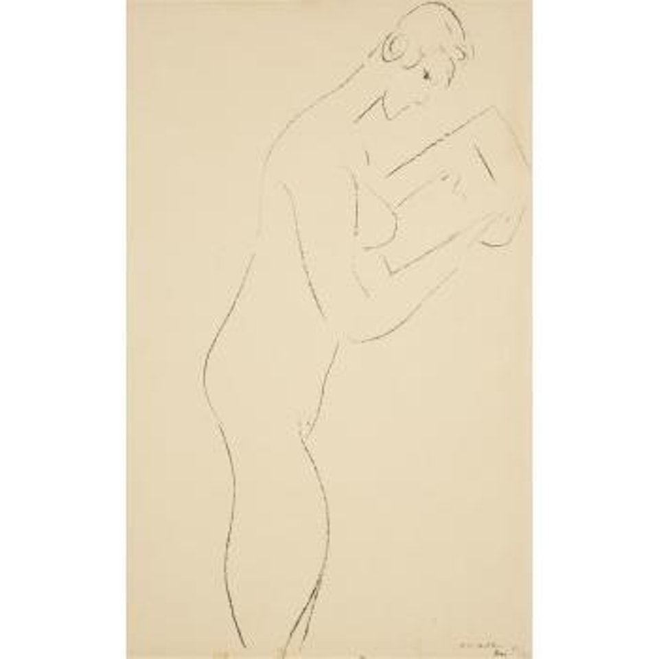 La Lecture, Nu De Profil by Henri Matisse