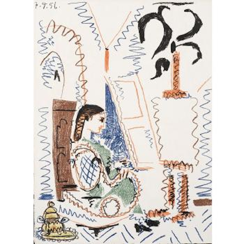 L'atelier de Cannes ,
1956 by Pablo Picasso