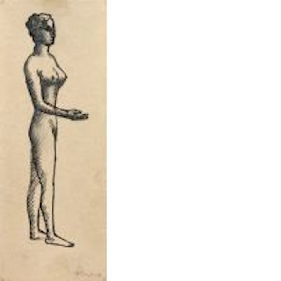 Nude standing by Pablo Picasso