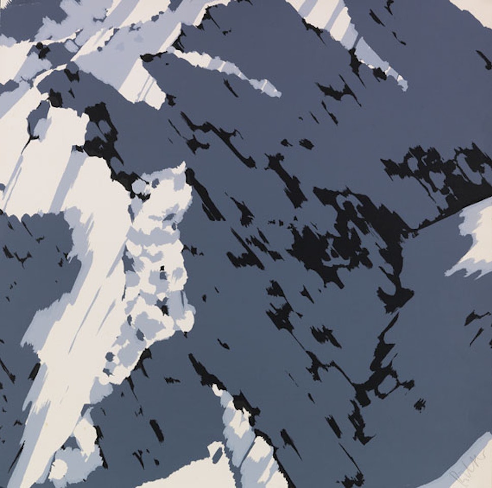 Schweizer Alpen I by Gerhard Richter