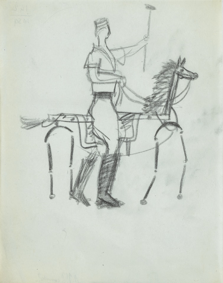 JOUEUR DE POLO by Pablo Picasso