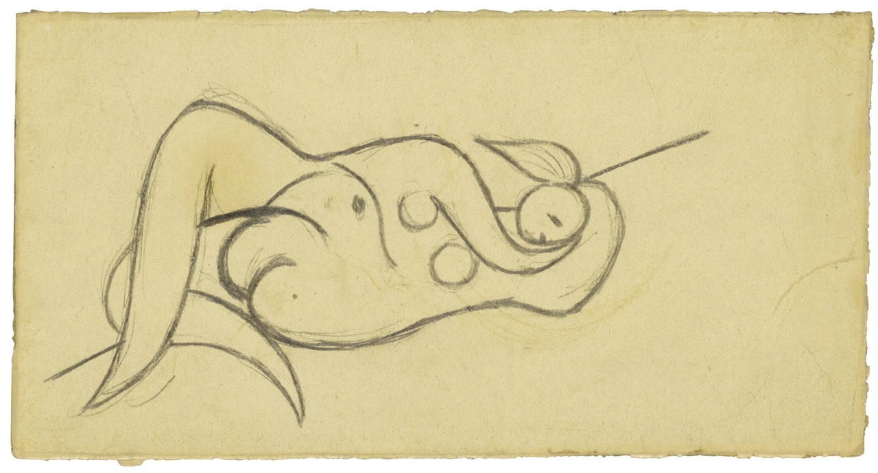 FEMME NUE COUCHÉE by Pablo Picasso