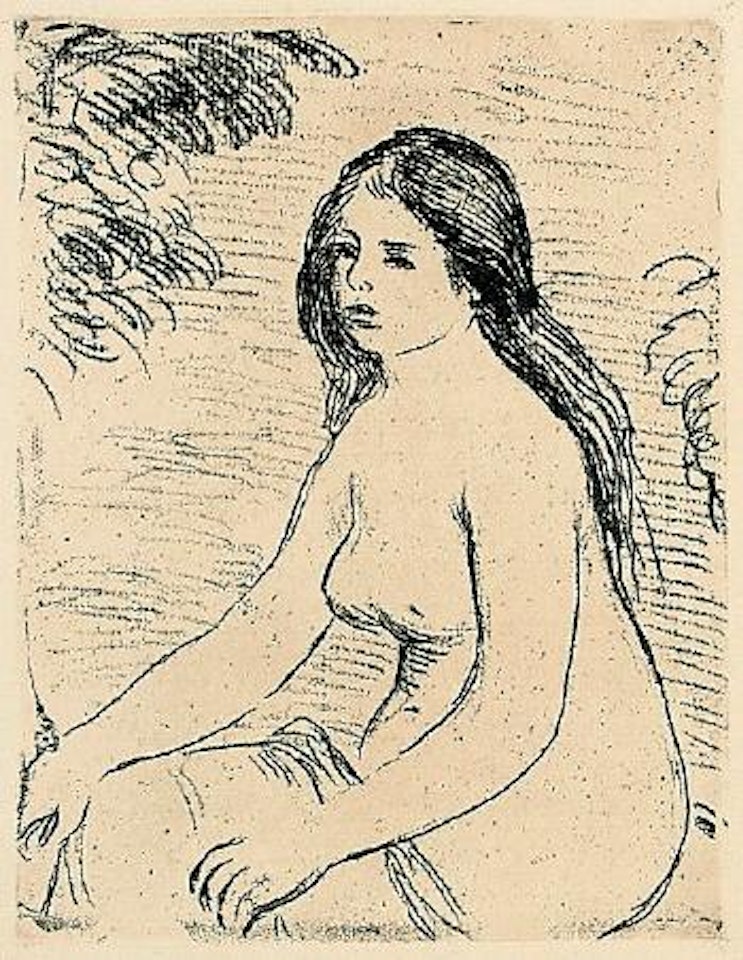Femme Nue Assise by Pierre-Auguste Renoir