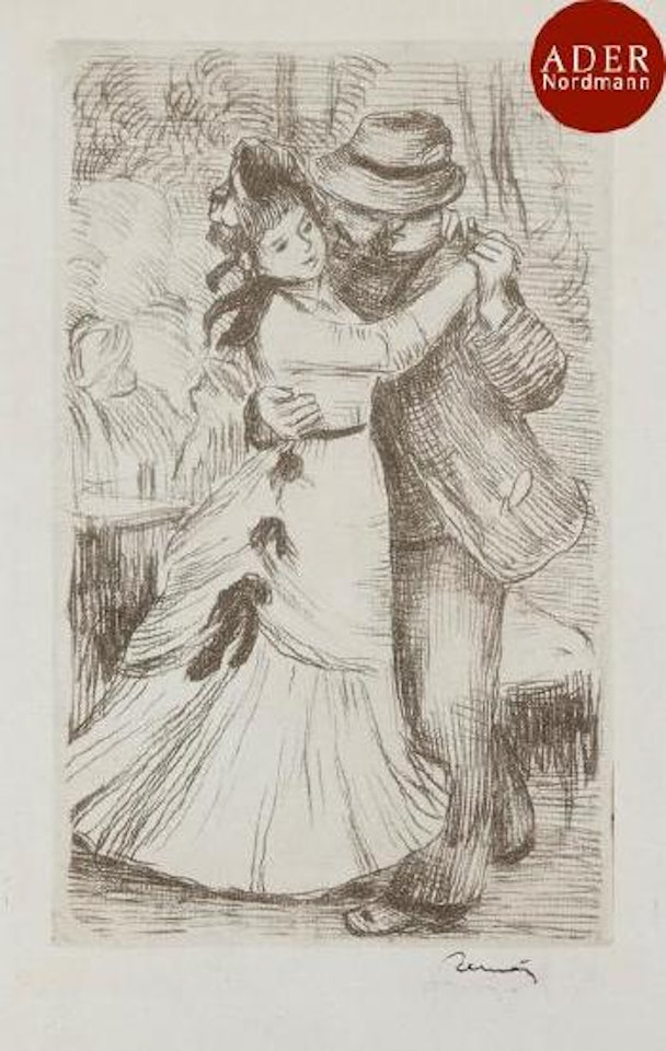 La Danse à la campagne, 2e pl. ,
Circa
1890 by Pierre-Auguste Renoir