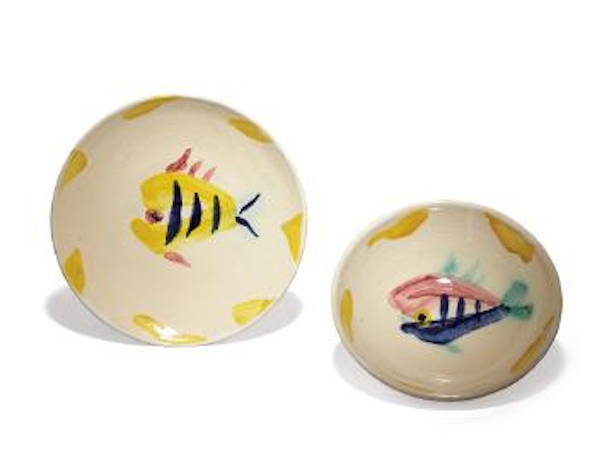 Fish Service Plate and Bowl (2) by Pablo Picasso