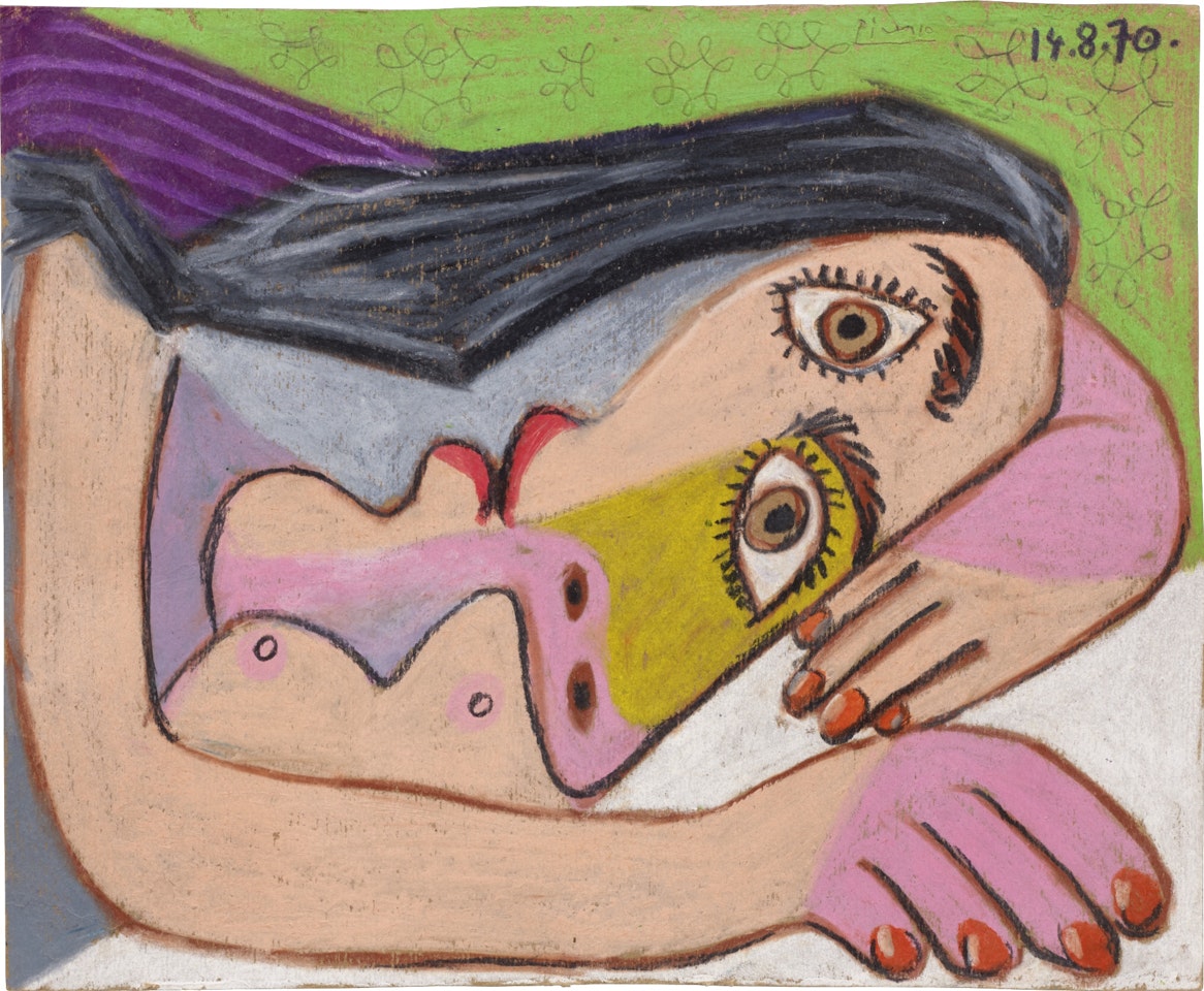 BUSTE DE FEMME COUCHÉE by Pablo Picasso