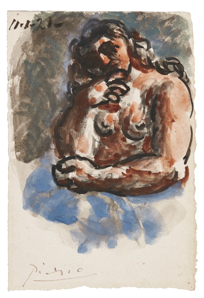 BUSTE DE FEMME NUE by Pablo Picasso