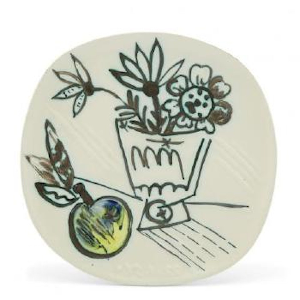 Bouquet á la pomme by Pablo Picasso