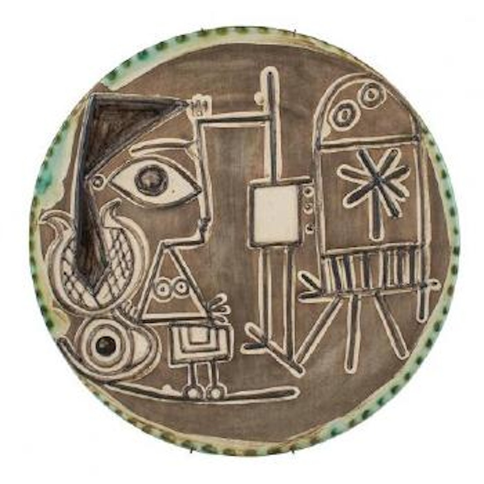 Jacqueline au chevalet by Pablo Picasso
