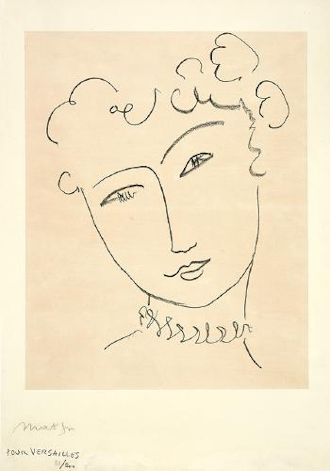 La Pompadour ,
1951 by Henri Matisse