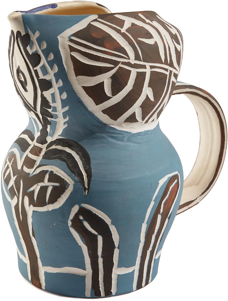 Gothic Pitcher with Leaves (Pichet gothique aux feuilles) by Pablo Picasso