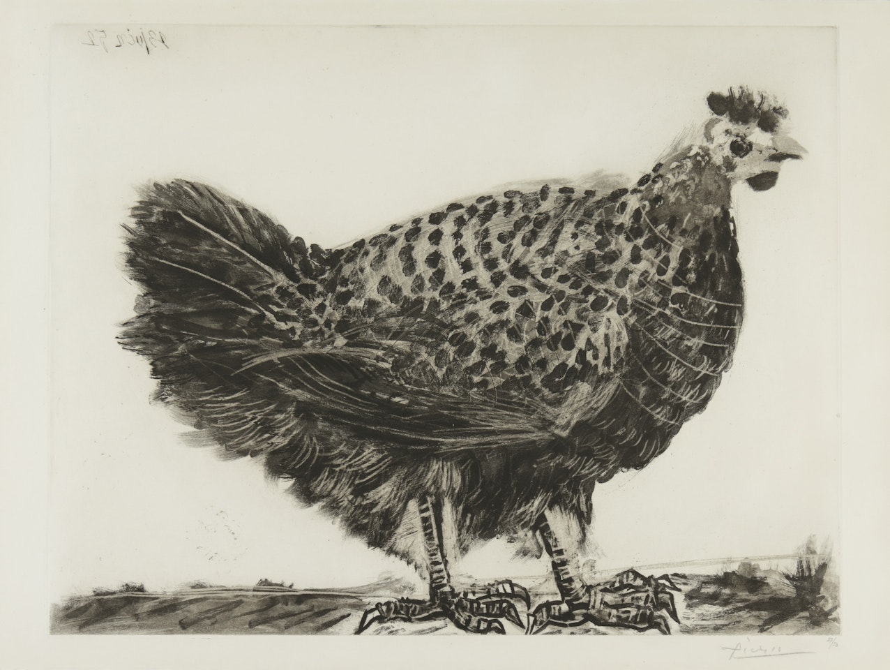 LA POULE (B. 694; BA. 896) by Pablo Picasso