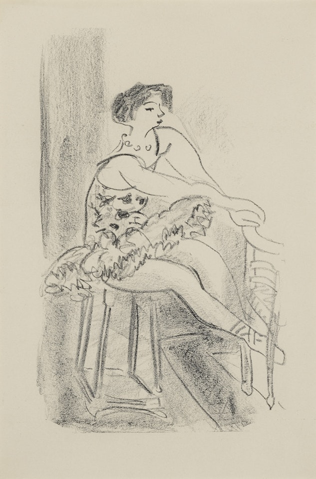 DANSEUSE ASSISE (D. 478) by Henri Matisse