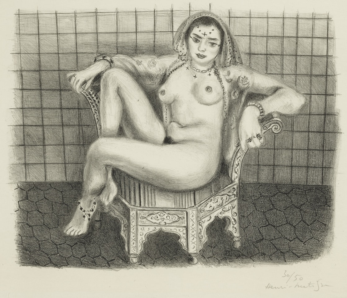 JEUNE HINDOUE (D. 508) by Henri Matisse