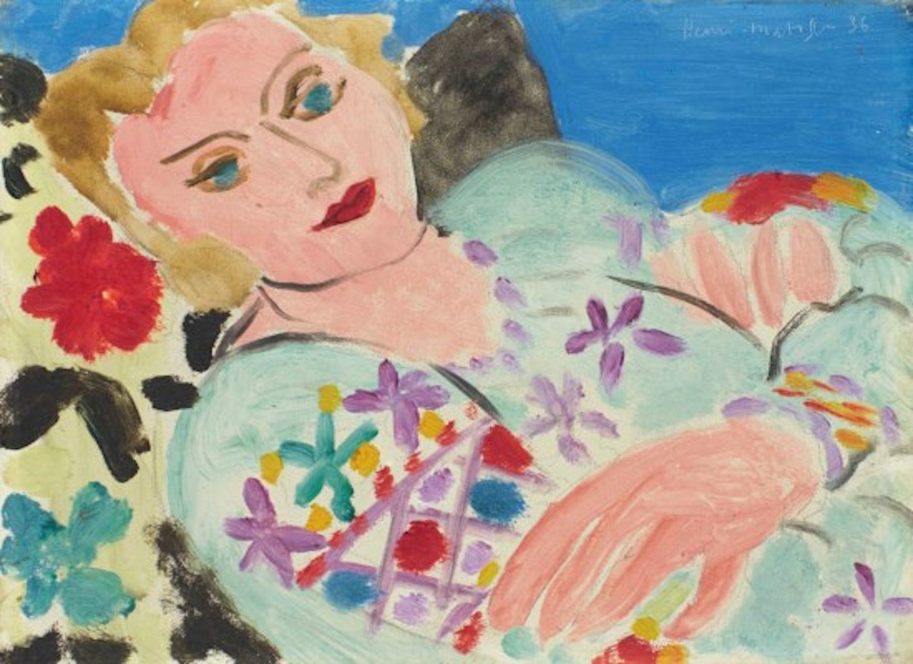 La blouse verte brodée by Henri Matisse