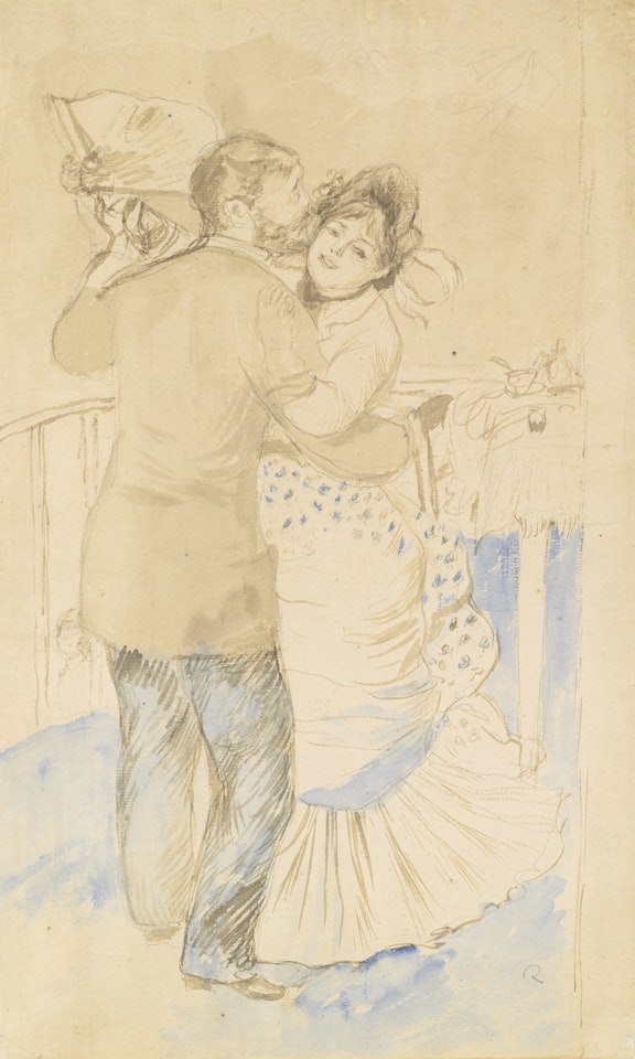 ÉTUDE POUR "LA DANSE À LA CAMPAGNE" by Pierre-Auguste Renoir
