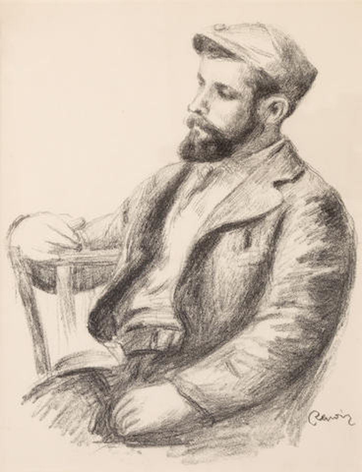 Louis Valtat, from L'Album des Douze Lithographies by Pierre-Auguste Renoir