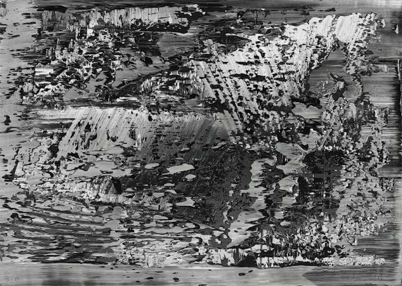 Abstraktes Foto by Gerhard Richter
