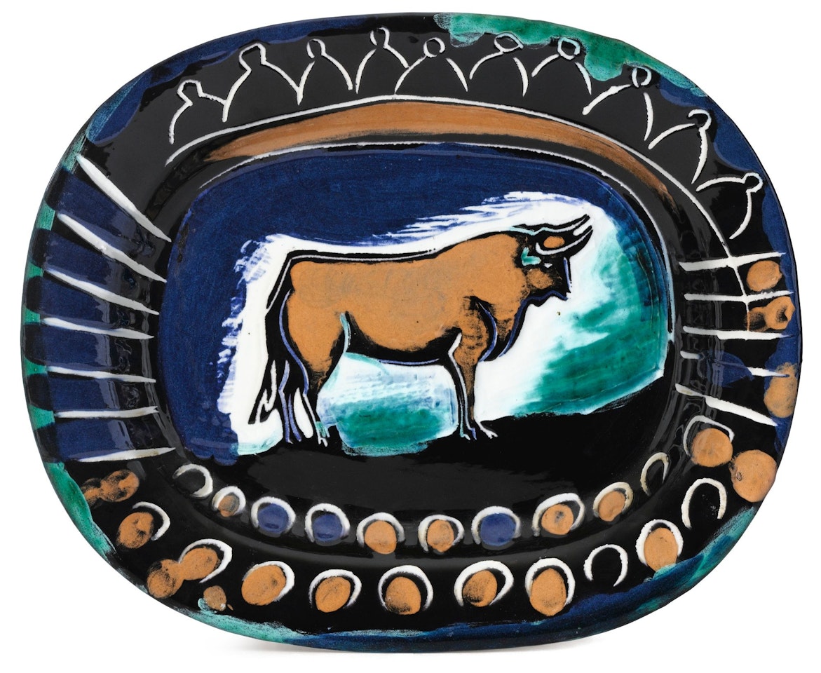 TAUREAU DANS L'ARÈNE by Pablo Picasso