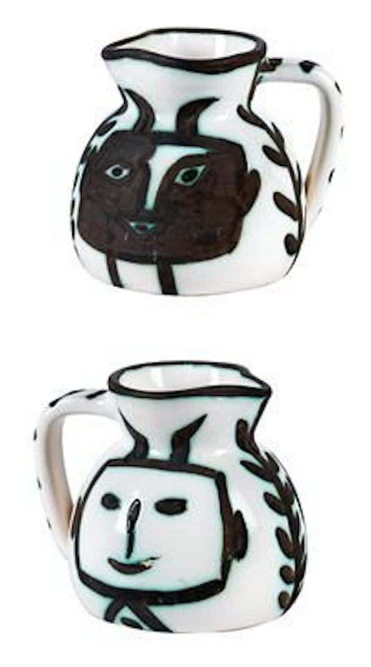 Pichet tete carree (Square-headed Pitcher) by Pablo Picasso