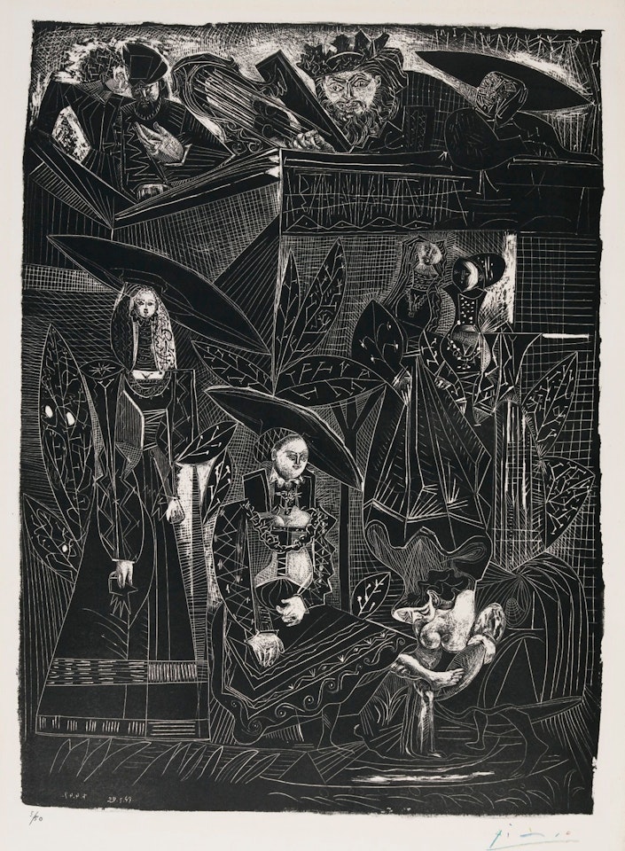DAVID ET BETHSABÉE (B. 441; M., PP. 109) by Pablo Picasso